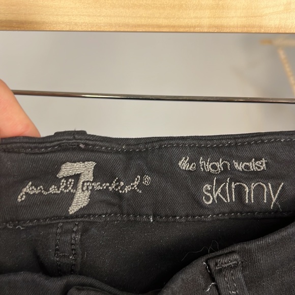 7 for Mankind High Waist Skinny Jeans - Picture 2 of 3